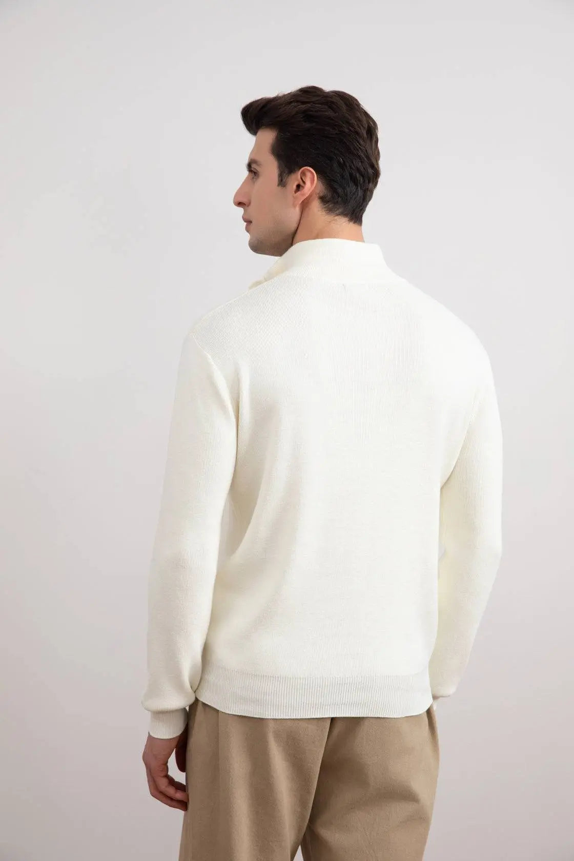 Panama Half-Zip Mock Neck Sweater - Tour&Tate