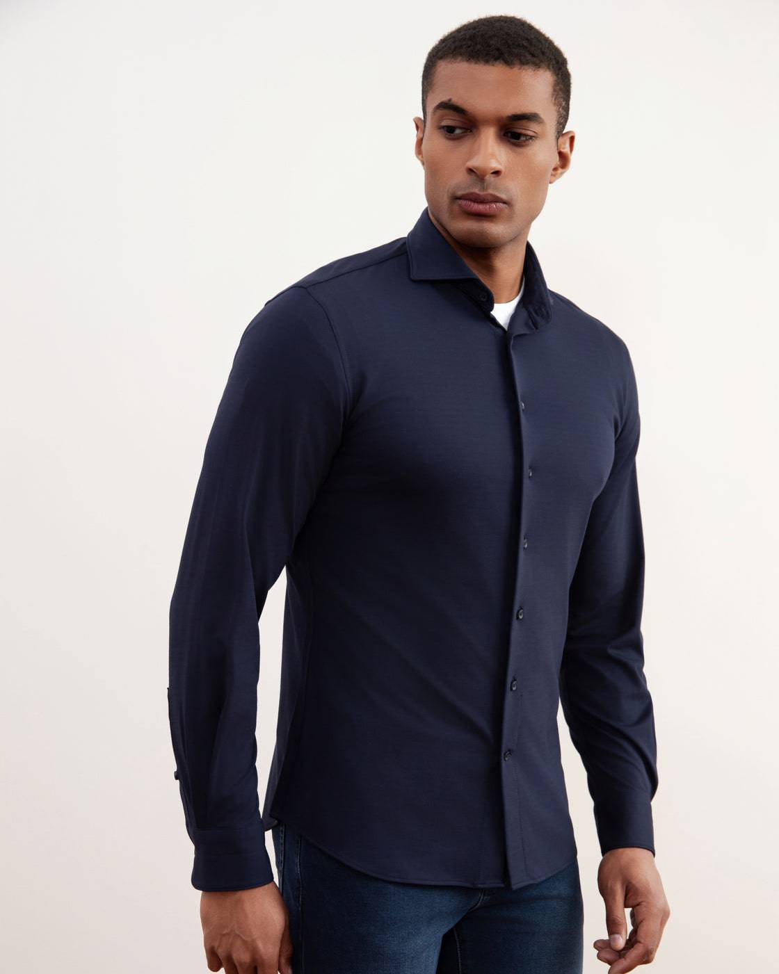 Navy Comfort Shirt - Tour&Tate
