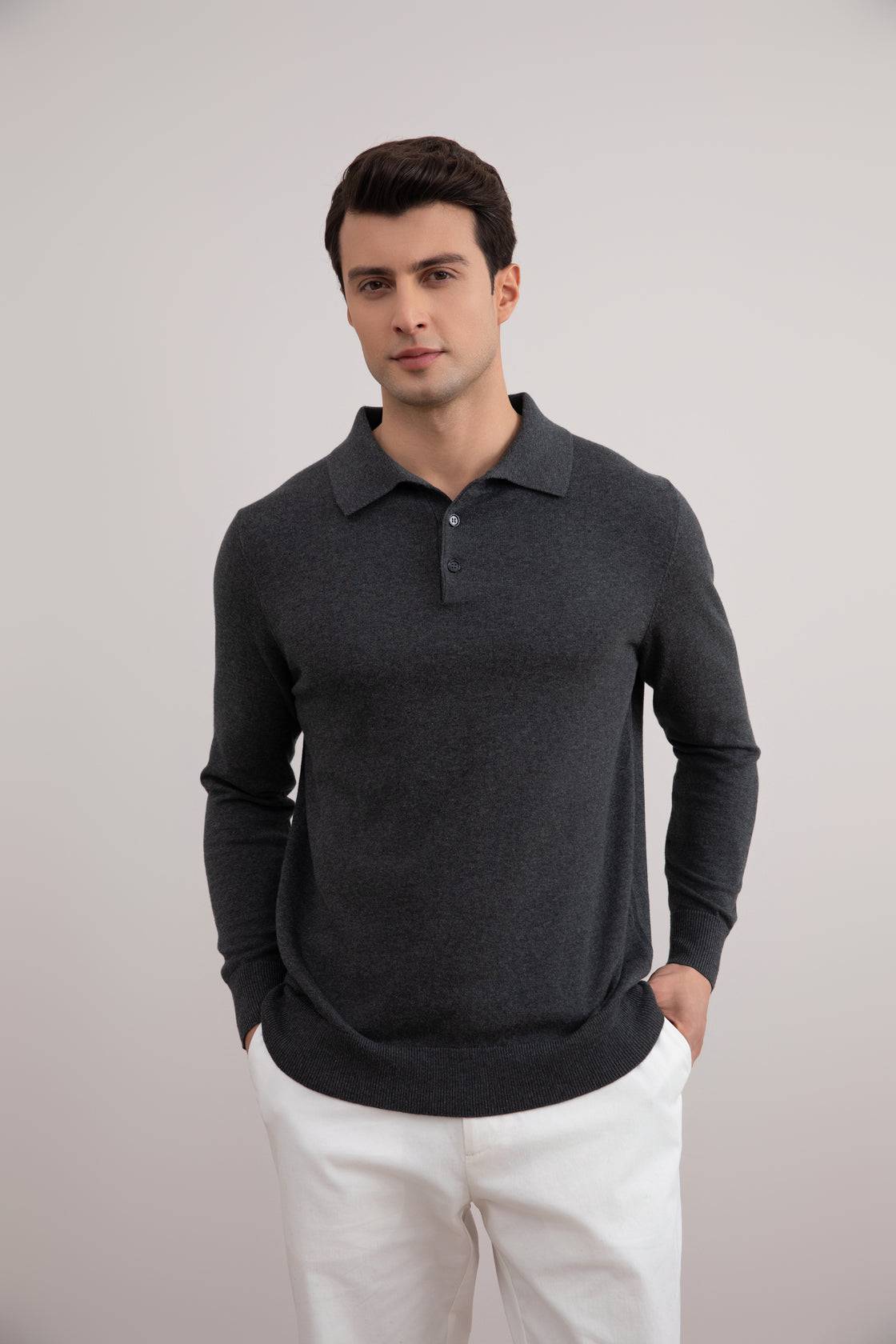 Charcoal Classic Polo Shirt - Tour&Tate