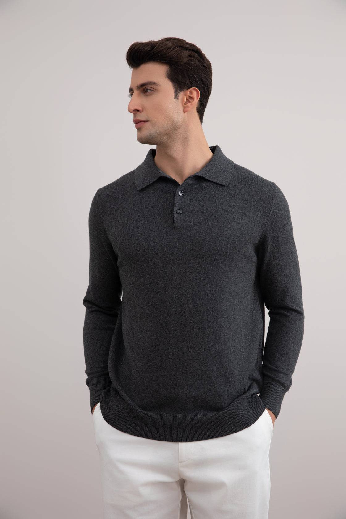 Charcoal Classic Polo Shirt - Tour&Tate