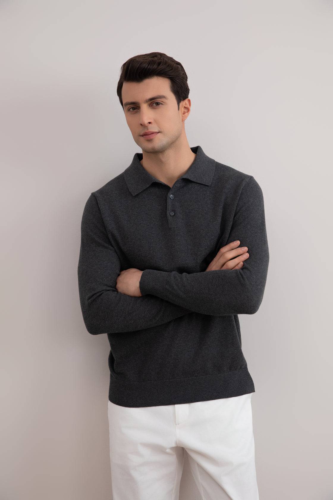 Charcoal Classic Polo Shirt - Tour&Tate