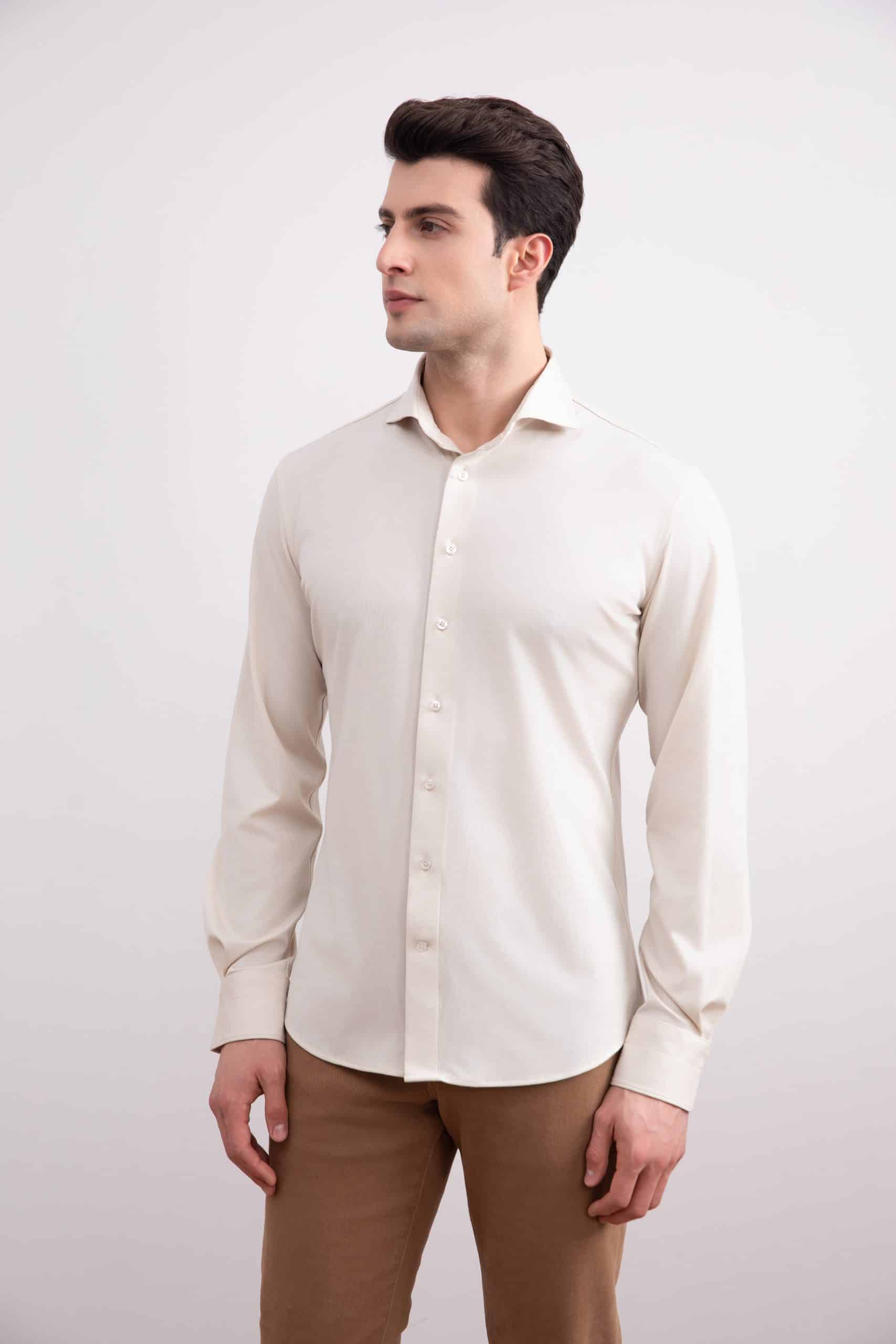 Beige Comfort Shirt - Tour&Tate