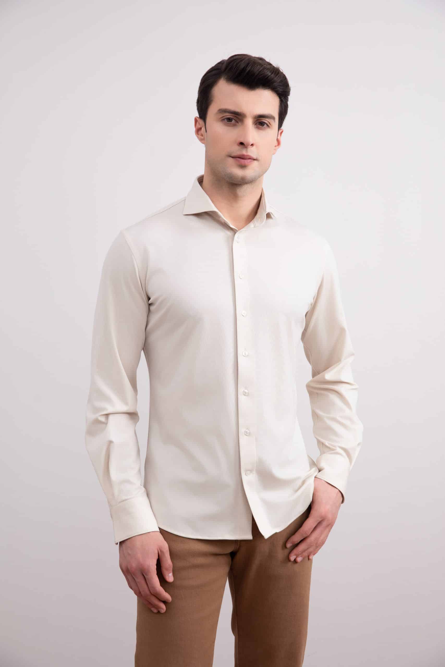 Beige Comfort Shirt - Tour&Tate