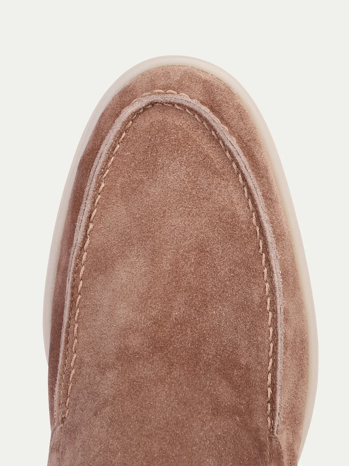 Suede Loafer Dark Beige