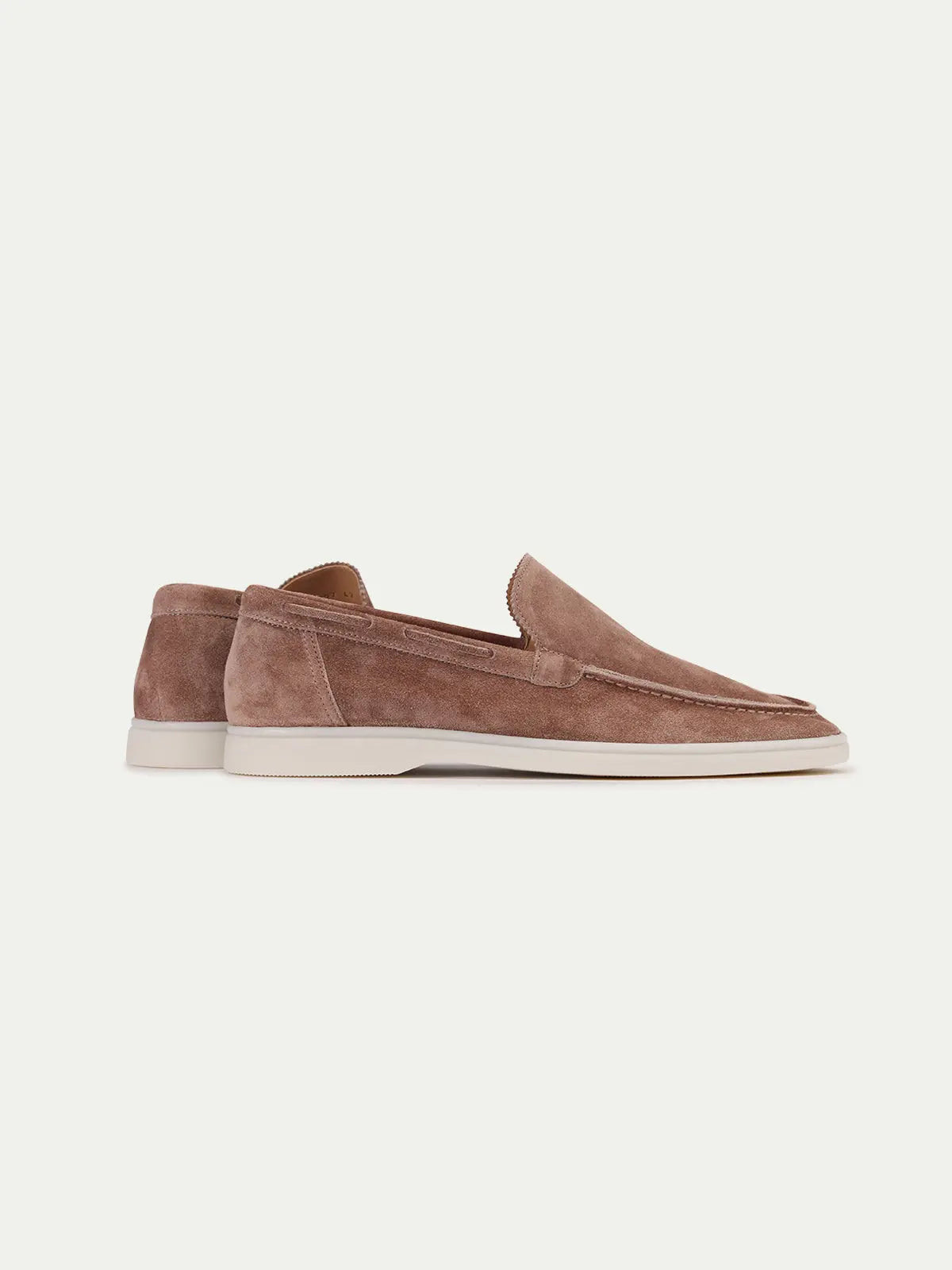 Suede Loafer Dark Beige