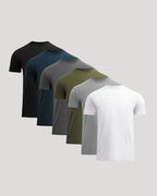 6-Pack Cotton Crew Neck Tees
