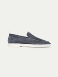 Suede Loafer Steel Blue