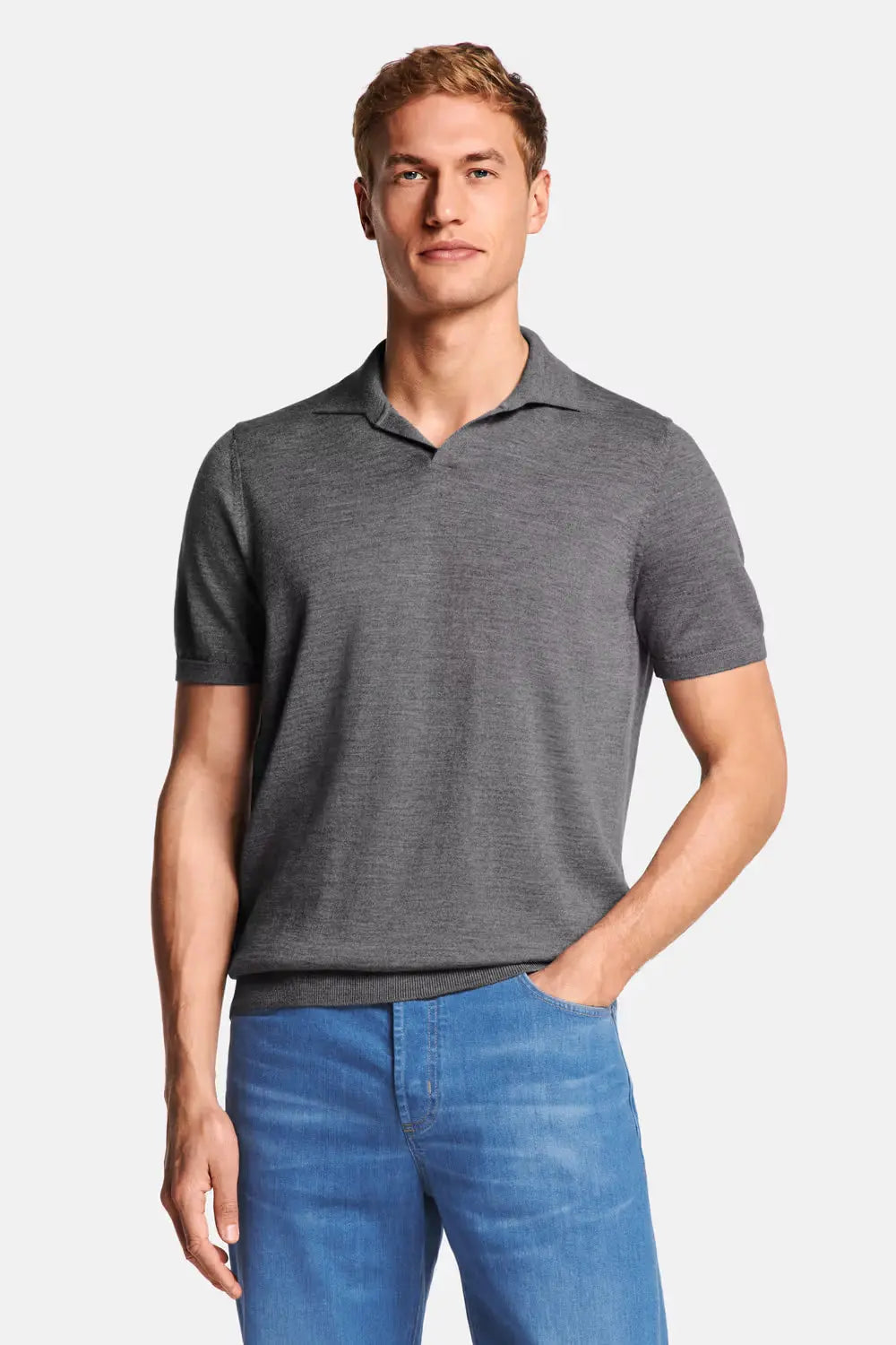 The Buttonless Polo