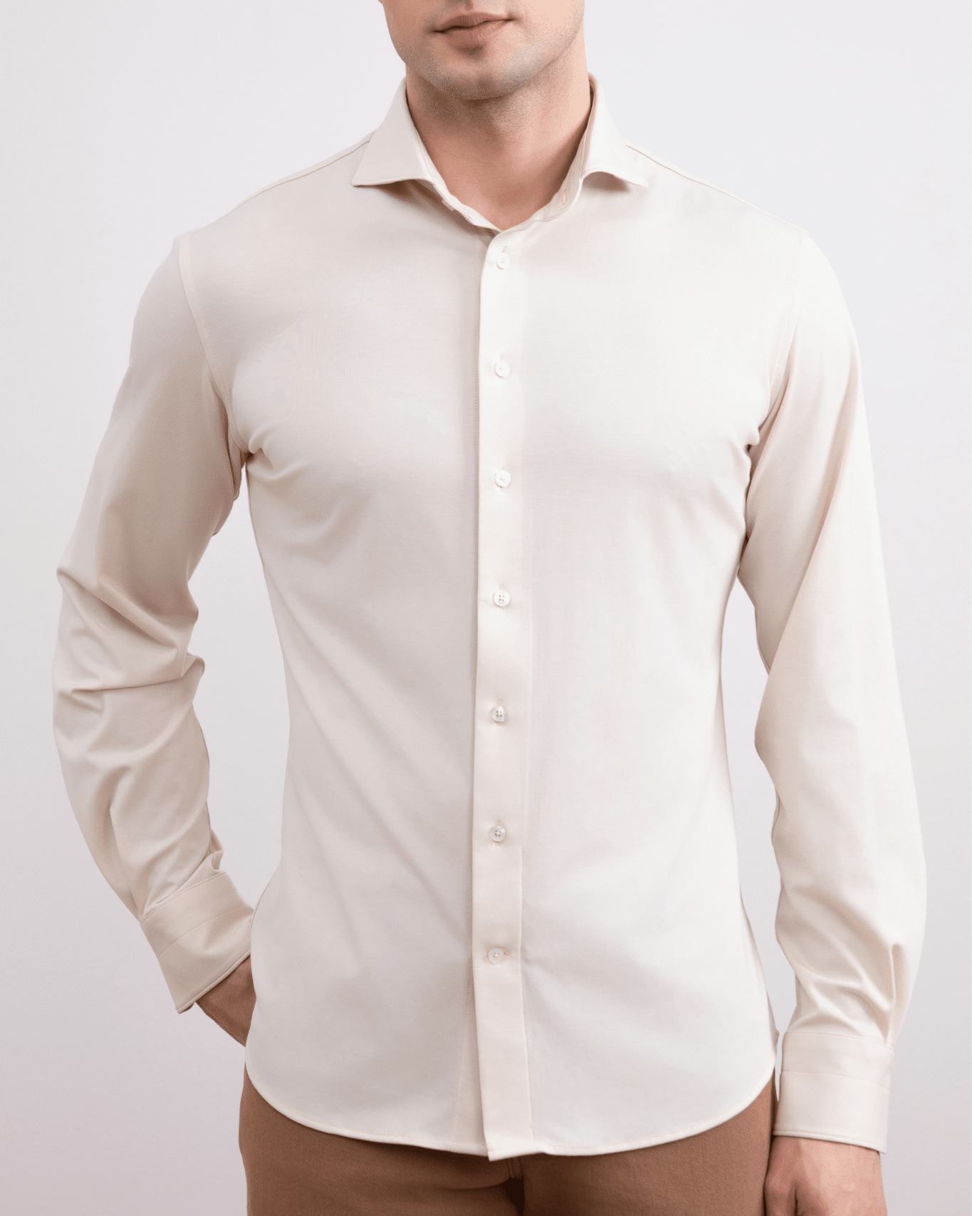 Beige Comfort Shirt - Tour&Tate