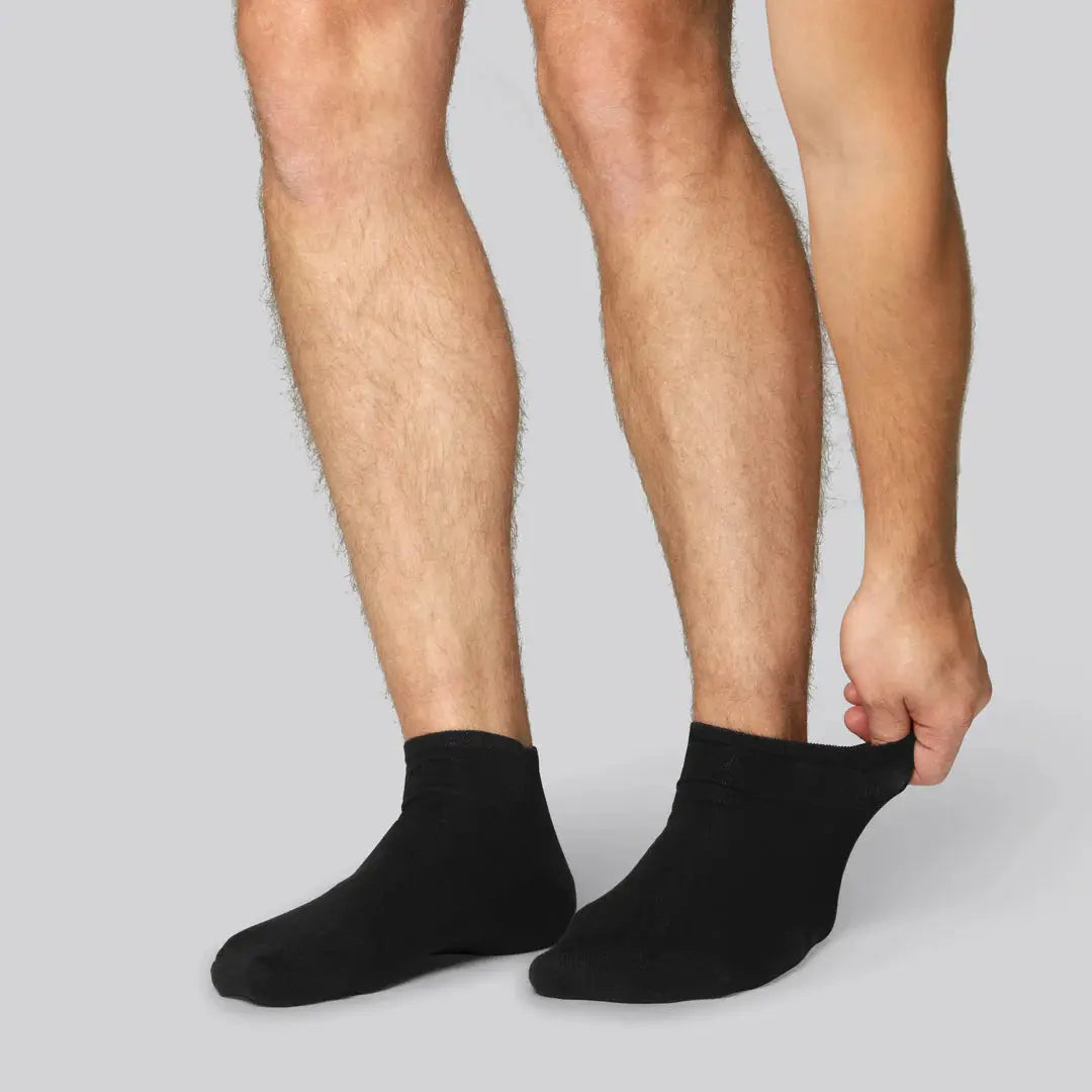 25-Pack Black Ankle Socks (One Size) Too Much Today