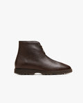 Calf Leather Zipper Boots