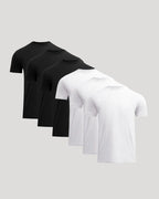 6-Pack Cotton Crew Neck Tees