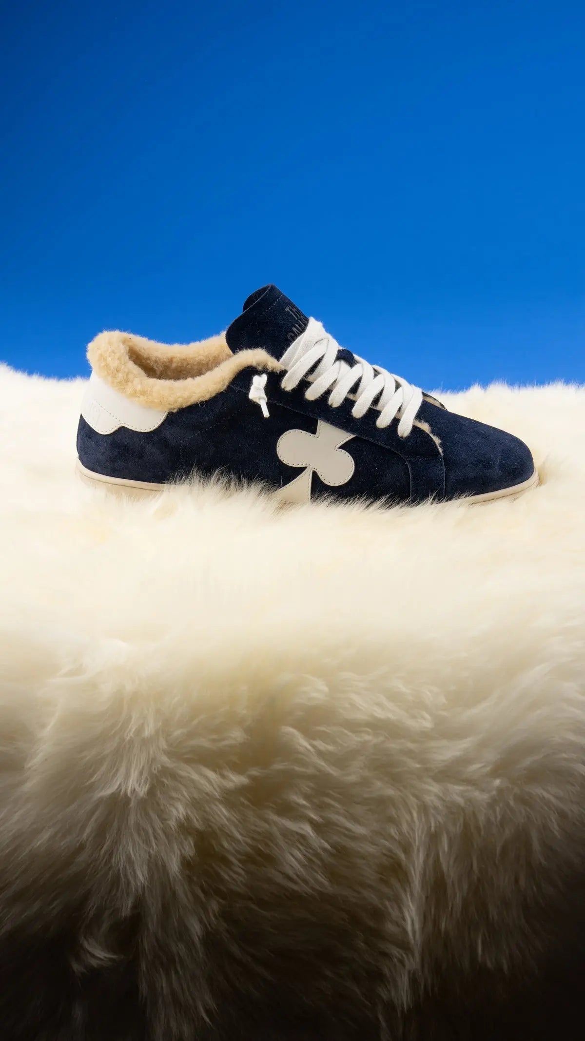 Toscan Sneakers Navy Suede with Wool