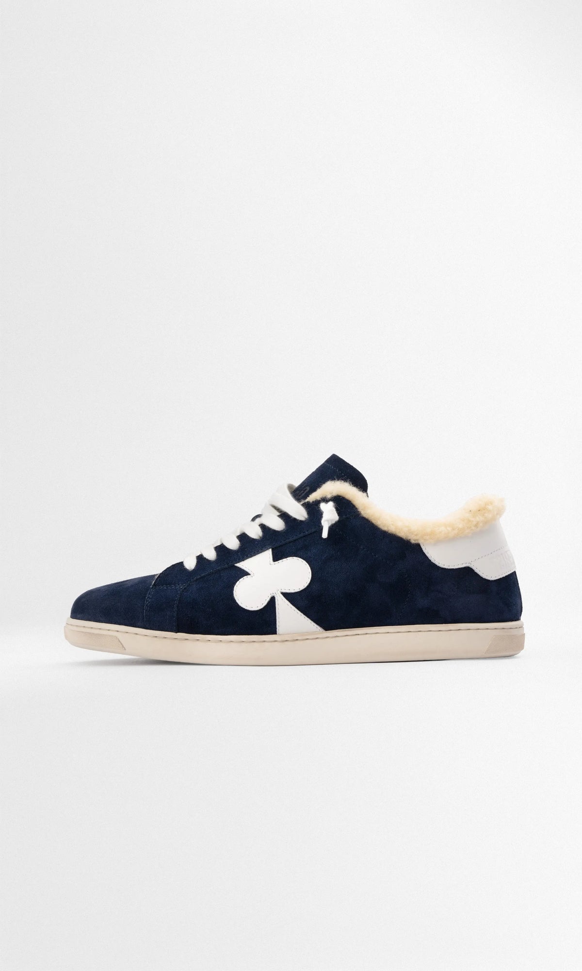 Toscan Sneakers Navy Suede with Wool
