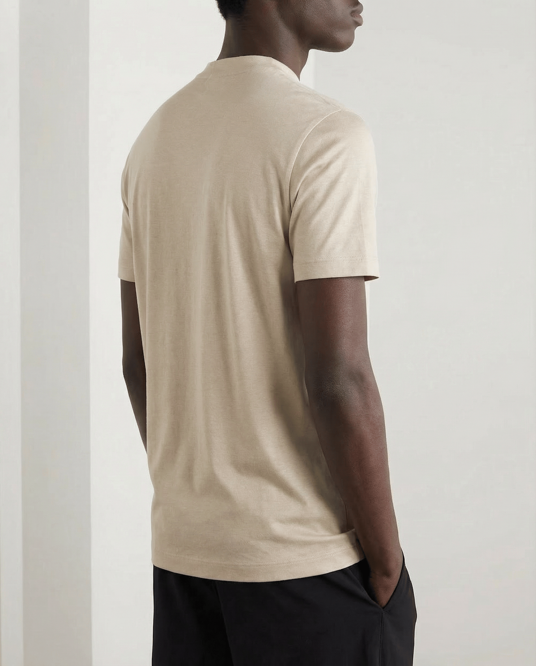 Camisetas de algodón mercerizado