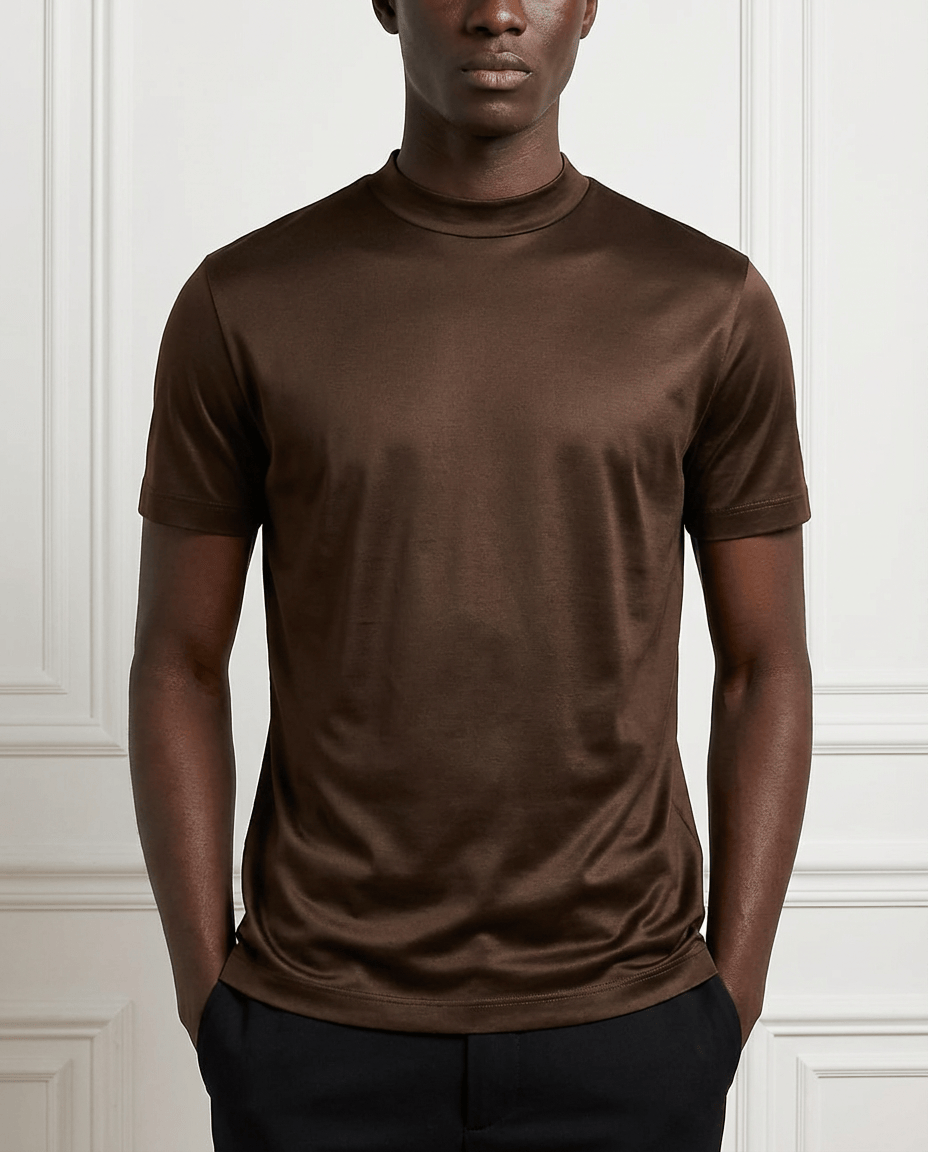 Camisetas de algodón mercerizado