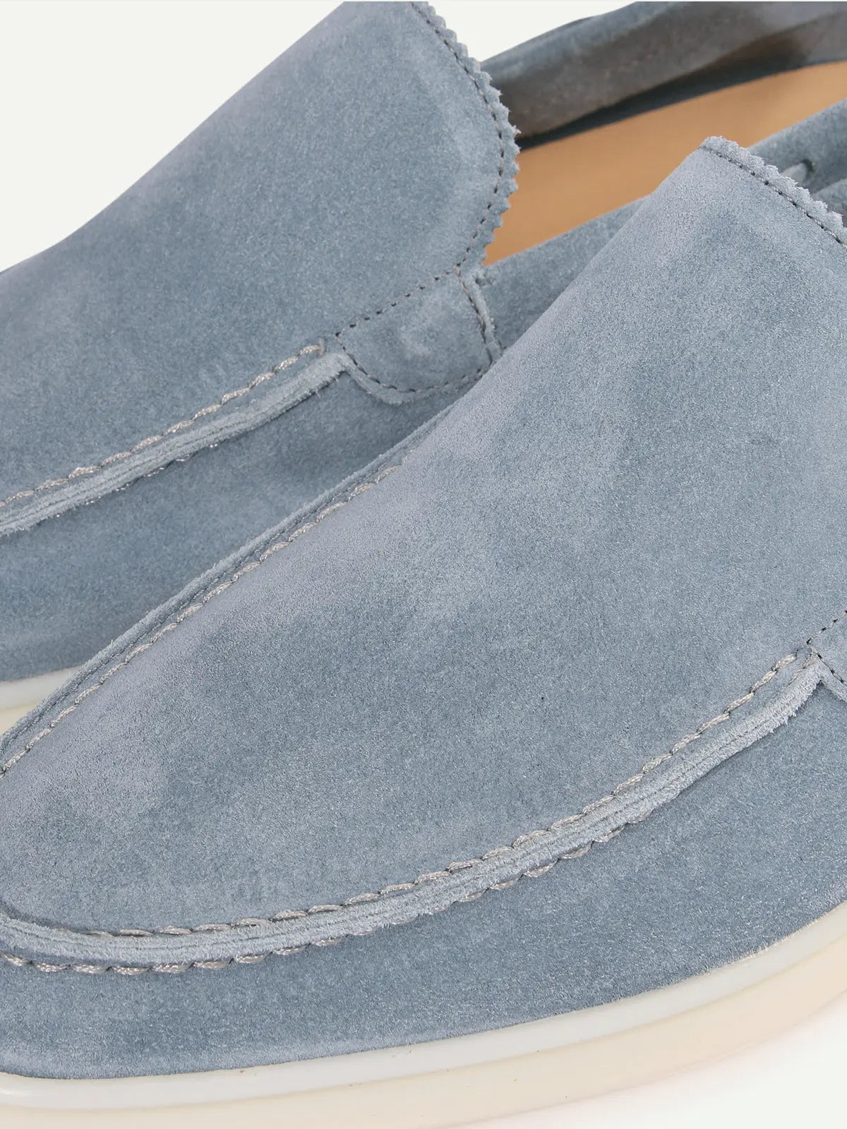 Suede Loafer Baby Blue