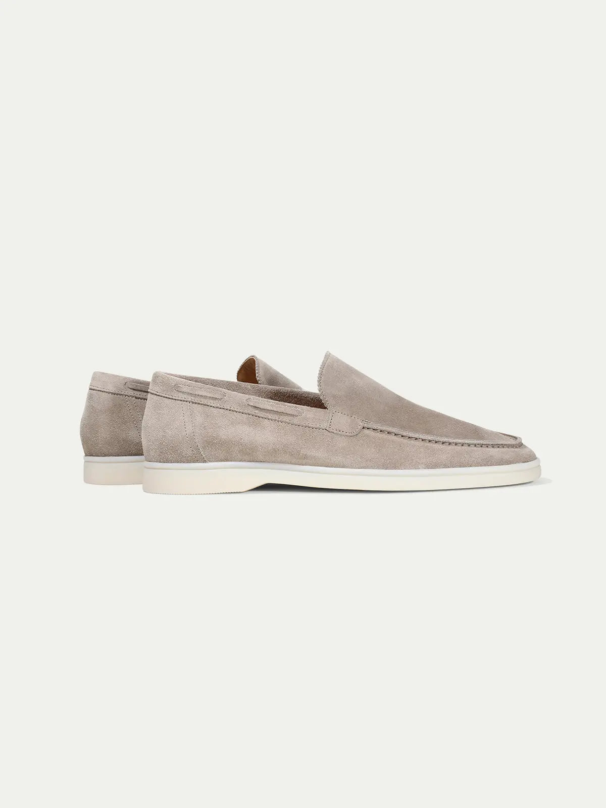 Suede Loafer Light Grey