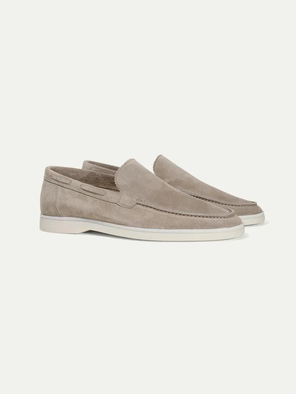 Suede Loafer Light Grey