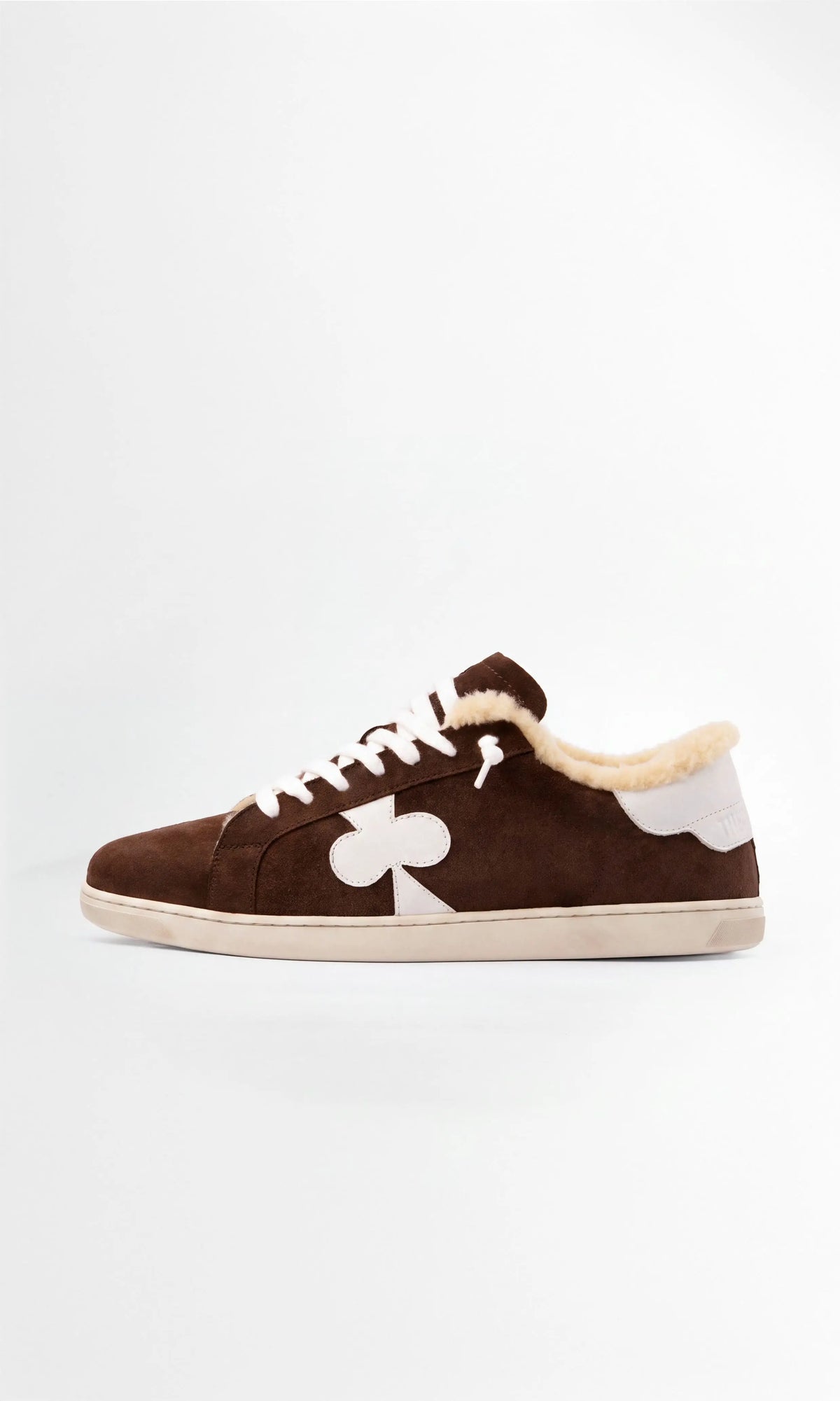 Toscan Sneakers Brown Suede with Wool
