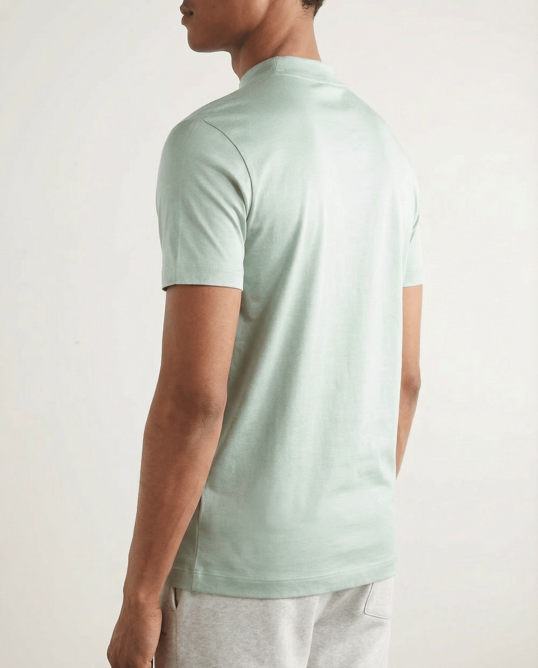 Camisetas de algodón mercerizado