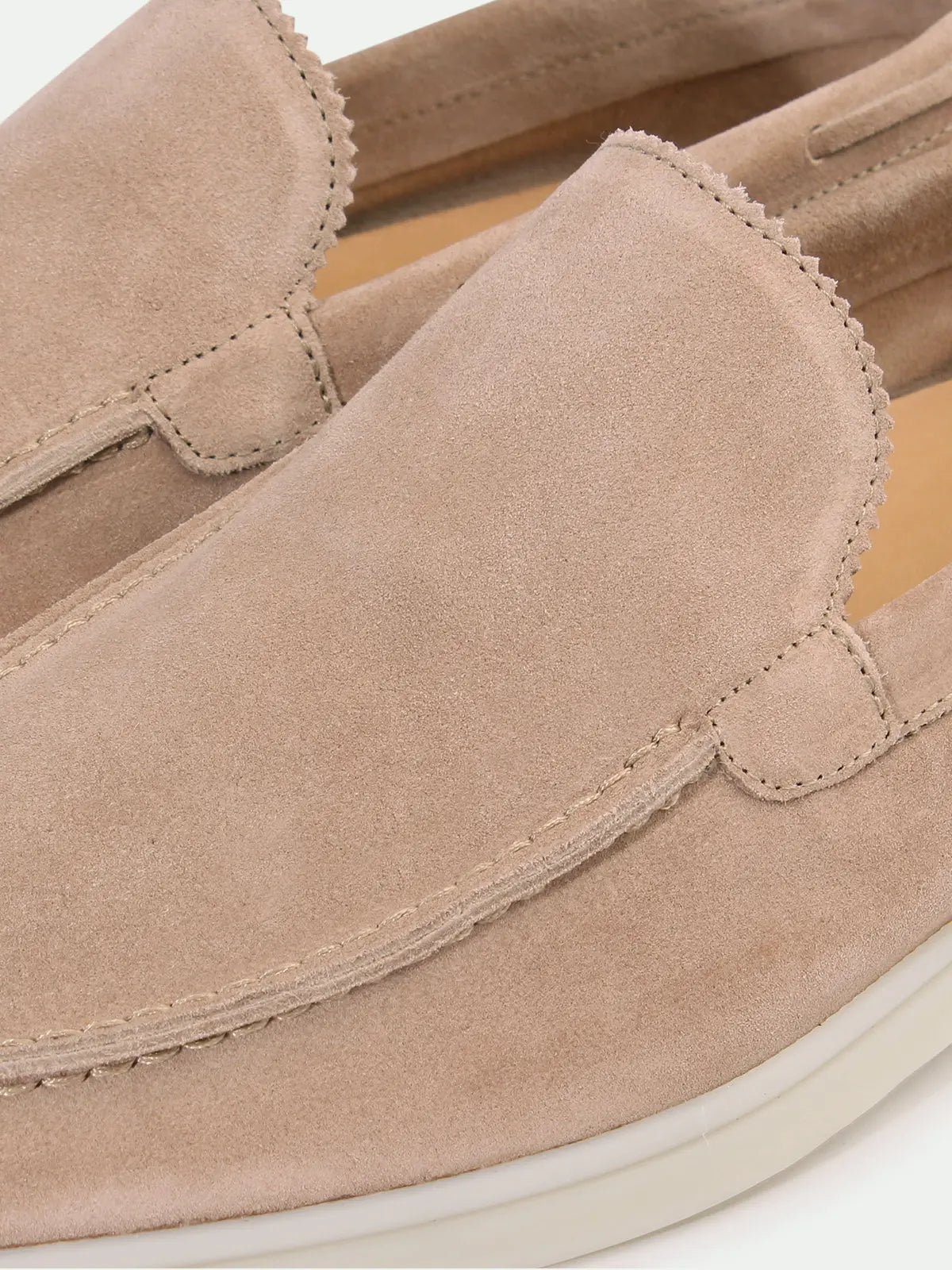Suede Loafer Light Beige