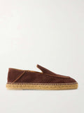 Suede Espadrilles Blue Too Much Today