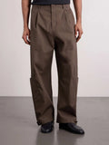 Cotton-Blend Wide-Leg Trousers Too Much Today