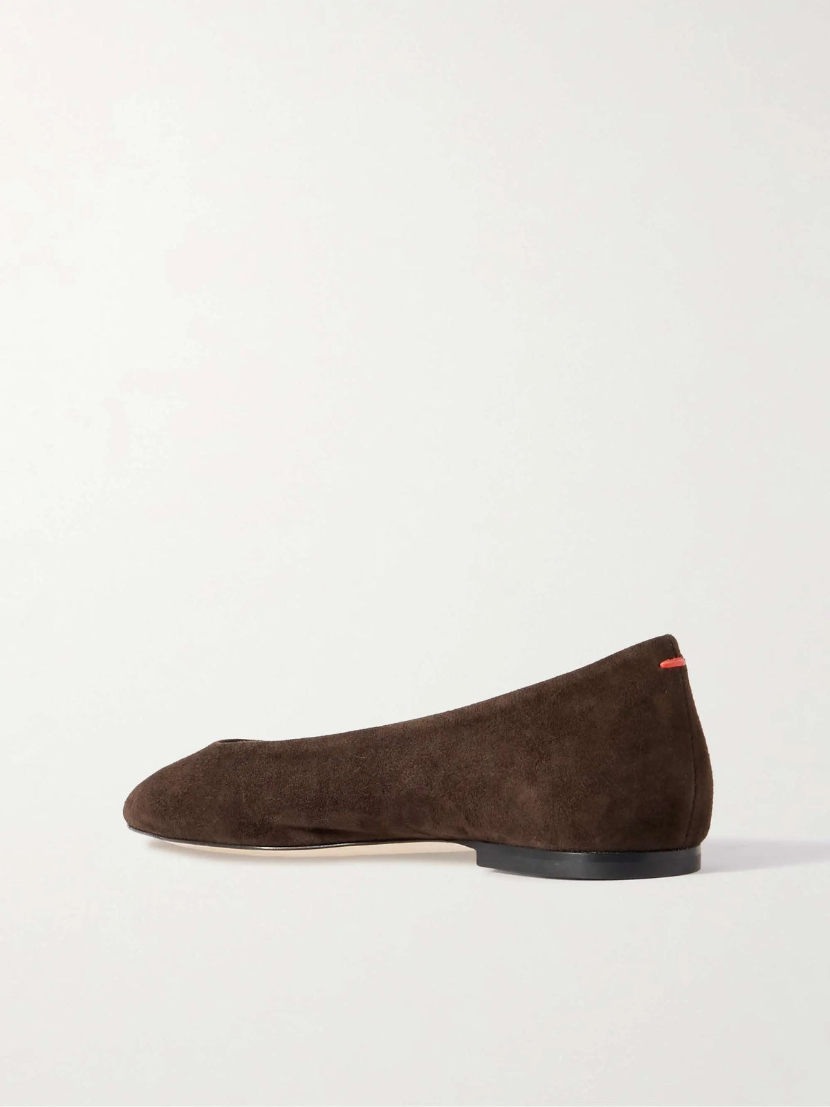 Suede ballet flats brown Too Much Today