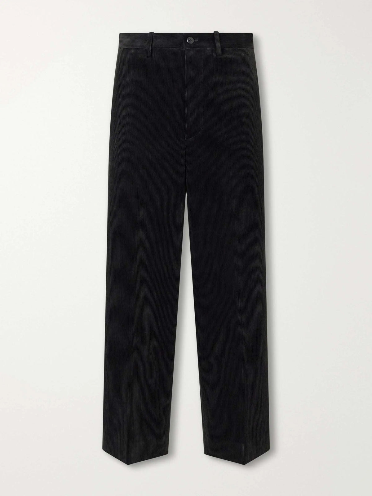 Straight-Leg Cotton-Corduroy Trousers