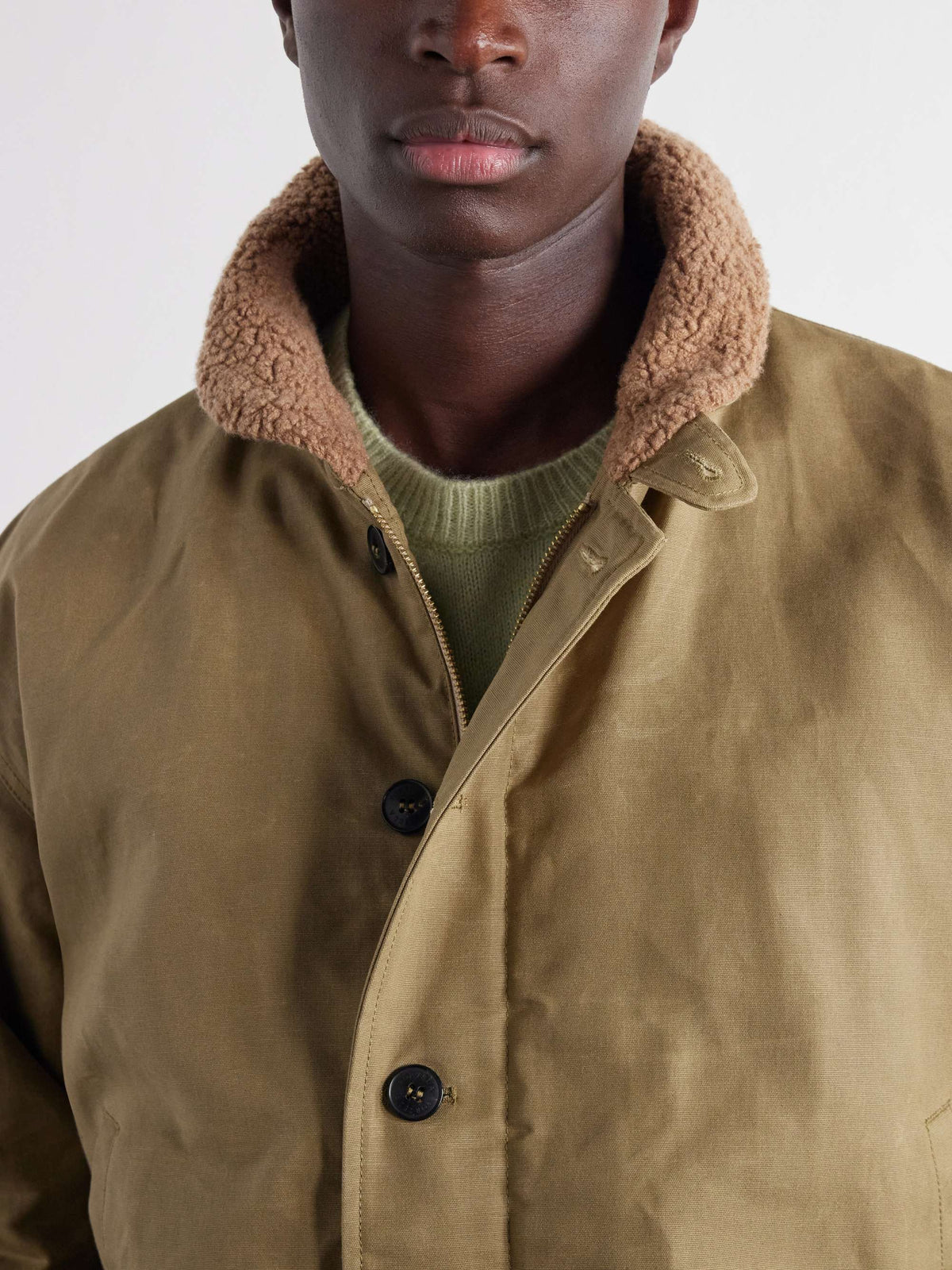 Wool Lined Cotton Jacket