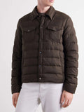 Quilted Flannel Down Jacket