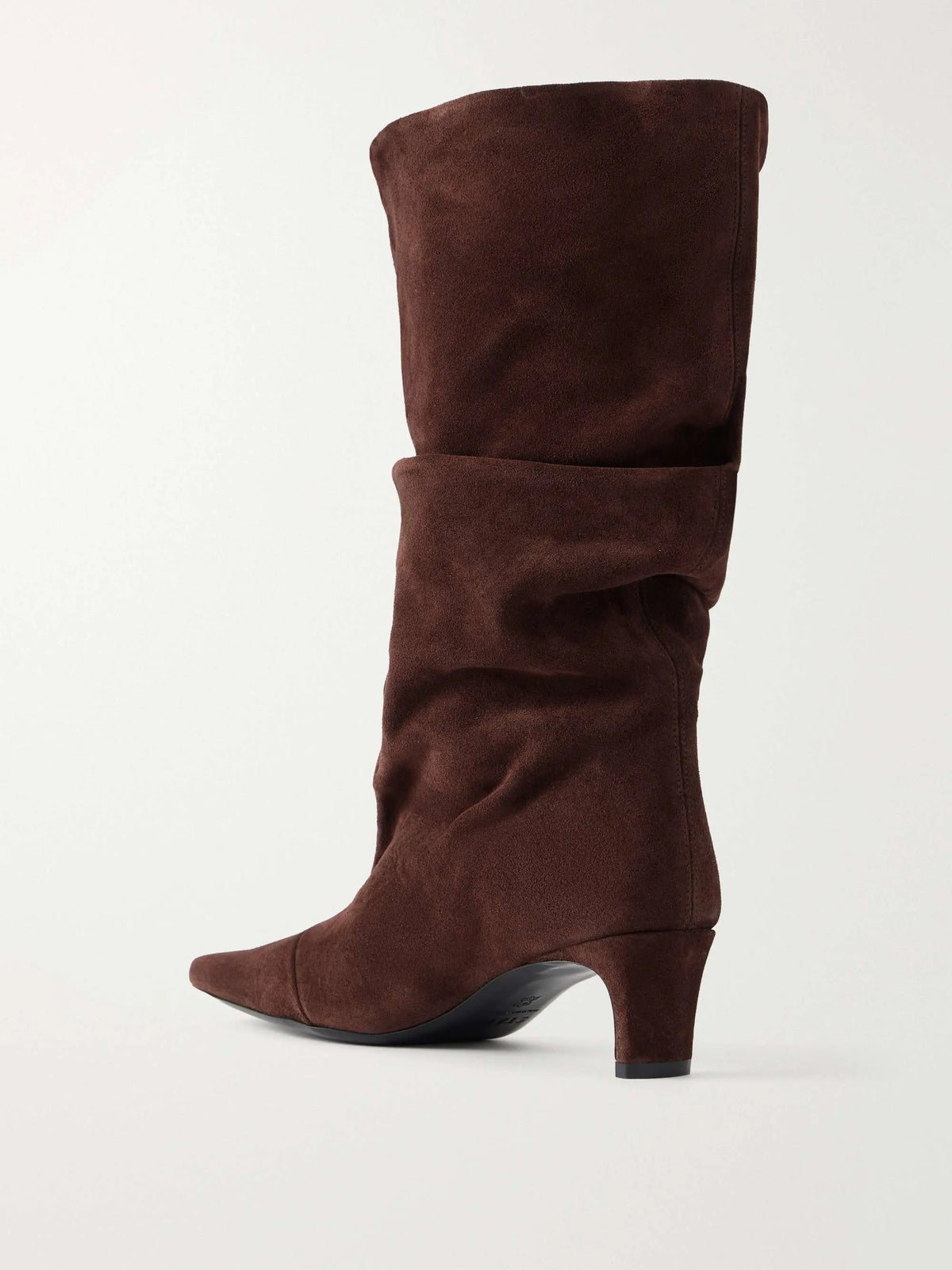 Suede knee boots