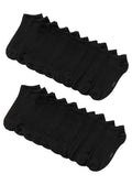 25-Pack Ankle Socks (One Size)