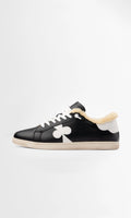 Toscan Sneakers Leather and Wool Black